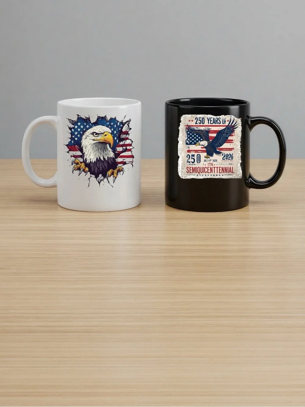 Set of mousepad and mug gift. I have beach, religious, and patriotic designs